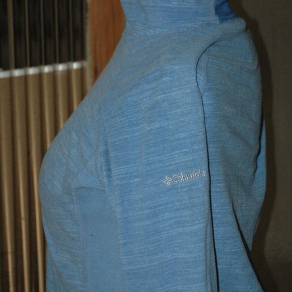 Columbia Sportswear Fleece Pullover - Sky Blue - Sz. M - Picture 2 of 4